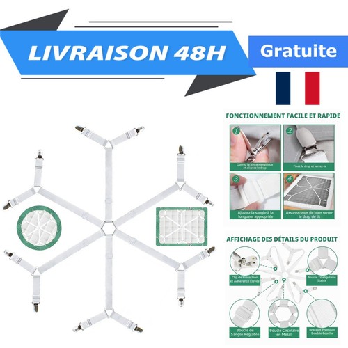 Tendeur drap housse réglable - drap,