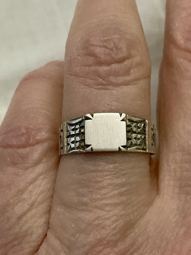 Ancienne bague chevalière en - bague,