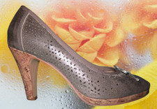 Escarpins argenté Pep Step 40