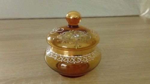 Bohemian crystal enamel glass - bohemian,