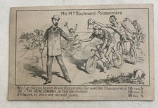 Pub 1900 shoes THE GENTLEMAN bicycle bicycles illustrator Uzès 