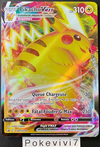Carte pokemon pikachu swsh286 - pokemon,