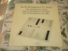 JEU DE BACKGAMMON - JEU DE JACQUET - EN VERRE - NEUF