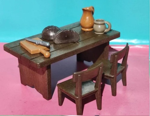 Playmobil table viandes - playmobil,