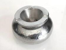 Moroccan Aluminum Handmade Ashtray, Hand Cast and Hammered in Marrakech