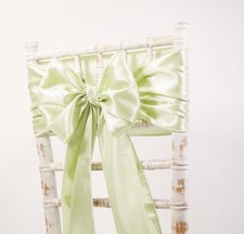 Satin Écharpe Chaise Noeuds Événement Mariage Fête Chaise Décor Liquidation