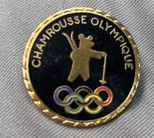 CHAMROUSSE OLYMPIQUE J.O Grenoble 1968 Skiing Ski Broche No Pins Arthus Bertrand