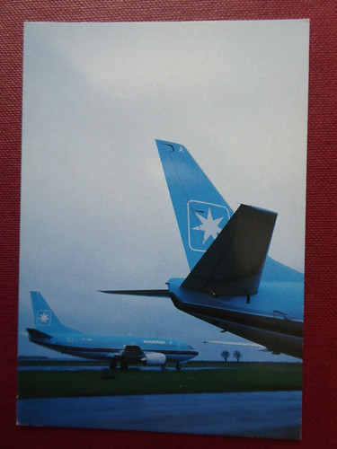 Carte postale aviation airline - carte,