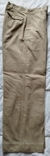 pantalon colonial militaire coton sable uniforme Indochine Algérie French armée