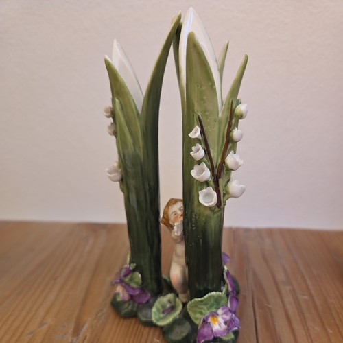 Vase muguet angelot - muguet, et