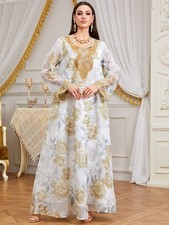 Dubaï Femme Robe Longue Abaya