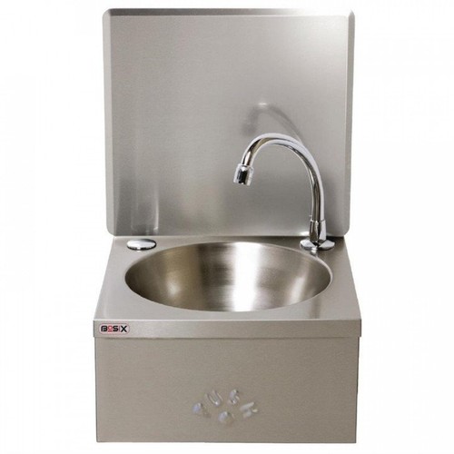 Lave mains inox commande - lave-mains, à