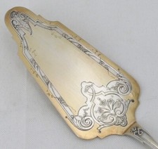 Henri Soufflot, Pie/Cake Shovel, Minerve Solid Silver, Regency Style.