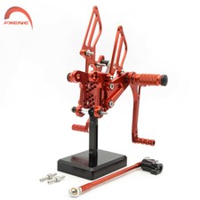 For Honda CNC Adjusting Rearset Footpegs Pedal NSF100/NSR50 2004-2008 2009 2010