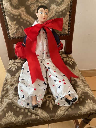 Vintage 1970s pierrot doll - pierrot,