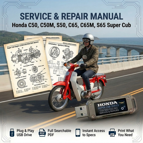 Honda c50 c50m s50 super - c50m, cub