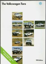 Volkswagen Taro Pick-Up 1989-90 UK Market Foldout Sales Brochure 4x2 4x4