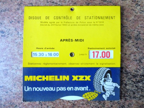Disque stationnement matin - -,