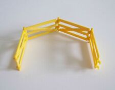 Playmobil (B3130) Western - Set of 4 Yellow Fence Barriers for Farm 3769 