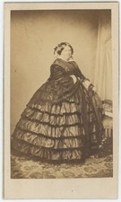 CDV circa 1860. Louise-Marie