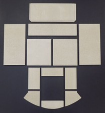 Habillage de foyer C pour poêles à cheminée Ator de Skantherm plaques kit