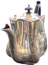 Théière argent métal