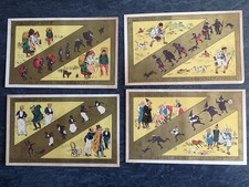 LOT 4 CHROMOS DORURE CHOCOLAT