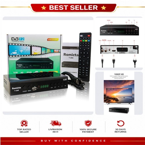 Décodeur tnt romicta - décodeur, hd