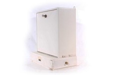 Vieux Armoire en Bois Cabinet Médical Murale de Plus Médecin Stehschrank Vintage