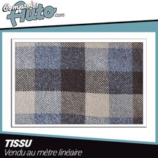 Tissus écossais beige  pour habillage de Renault 4L