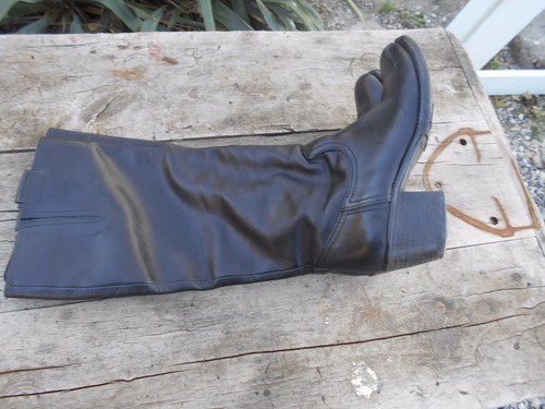 Bottes noires talon marque - a,
