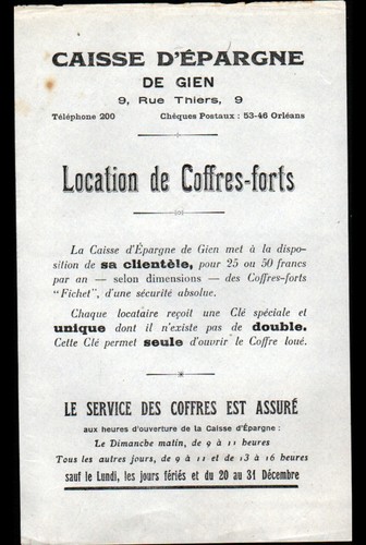 Gien banque caisse - gien, (45)