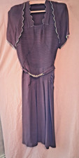 ROBE ANCIENNE 1940/50 marron