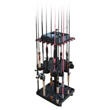Pour Garage Plancher Porte Canne à Pêche Organisateur avec Présentoir Réglab