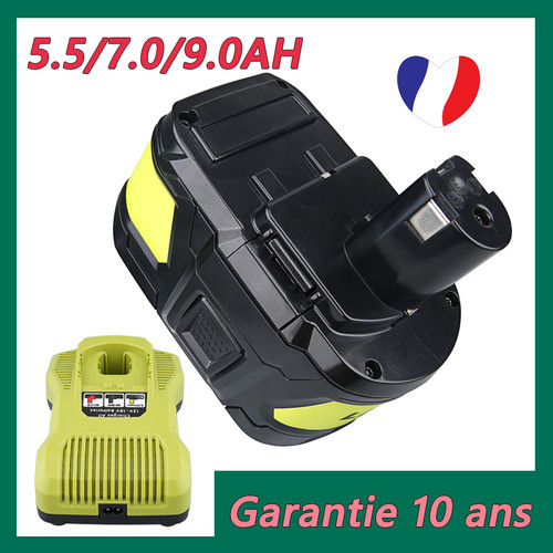 18v batterie pour ryobi - 18v,