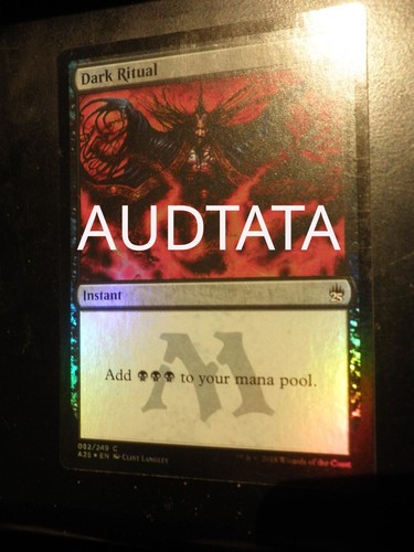 Mtg magic dark ritual foil - ritual, m25