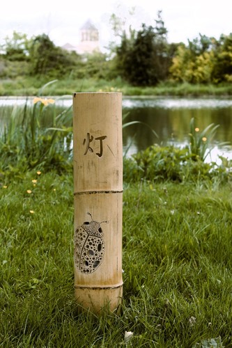 Lampe bambou 灯akari - lampe,