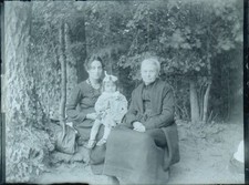 PLAQUE PHOTO VERRE 12 X 9 CM