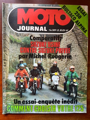 Moto journal 389 du - moto, n°389
