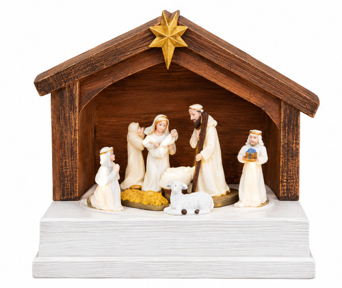 Crèche noël décorative - de,