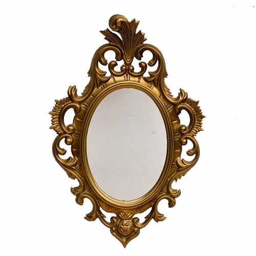 Petit miroir glace - , ovale