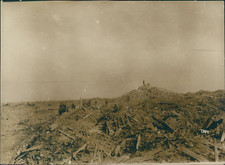 First World War 1914/18, The English lines marked between Bapaume and