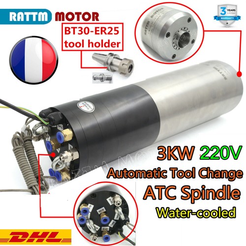 3kw bt30 220v cnc - 「fr」3kw,