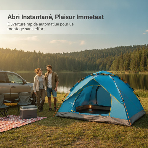 Tente camping automatique - camping,