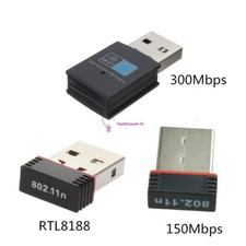 Mini USB 150/300Mbps WiFi Wireless Adapter Dongle Netzwork LAN Card 802.11n/g/b