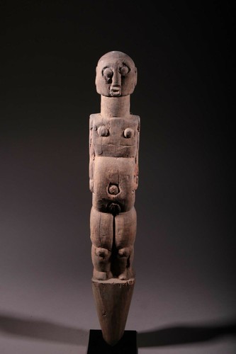 Art africain poteau fétiche - art,