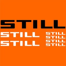 STILL autocollant sticker