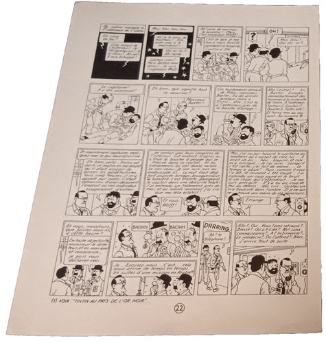 Hergé epreuve d - epreuve,