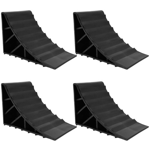 Rubber wheel chock heavy - rubber,
