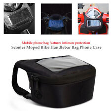 Motorcycle Scooter Moped Handlebar Bag Phone Case Waist Pocket Saddle Bag Kit